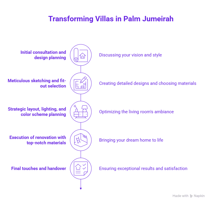 Best Villa Renovation in Palm Jumeirah visual selection